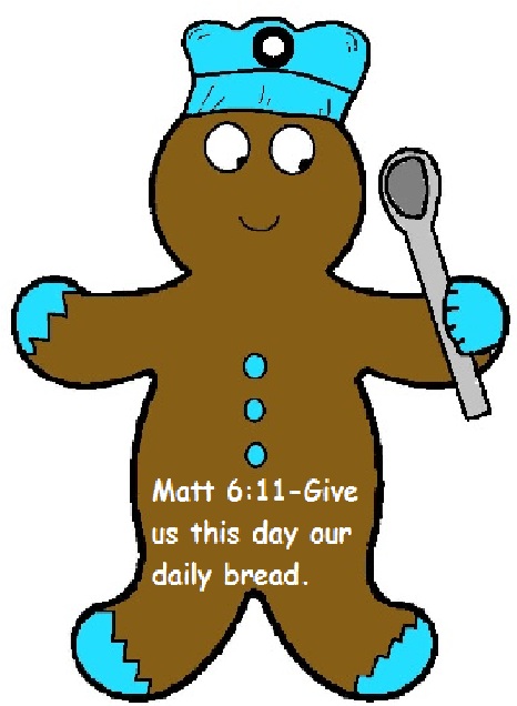Free Christmas Gingerbread Ornaments Cutouts Printable Templates by Church House Collection For Kids in Sunday School or Children's Church
